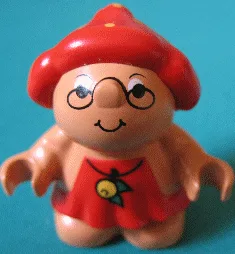 Figurine Duplo Petits Amis de la Forêt, Femme, Robe Rouge à Motif de Baies Jaunes (Melba Fraise) (4142315)