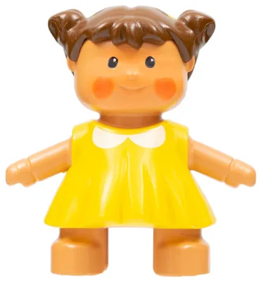 Duplo Spielfigur, Lisas Baby, gelbes Kleid (4142614 / 6052350)