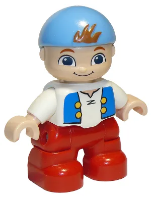 Duplo Figur Lego Ville, Never Land Pirates, Cubby (6033204)