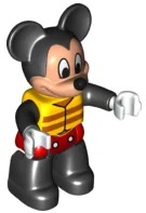 Duplo Figure Lego Ville, Mickey Mouse, Life Jacket (6146819 / 6206119)