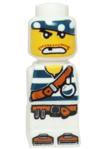 Microfigurine Pirate Planche Pirate Blanc (4585528)