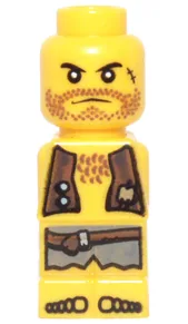 Microfigurine Pirate Planche Pirate Jaune (4585640)