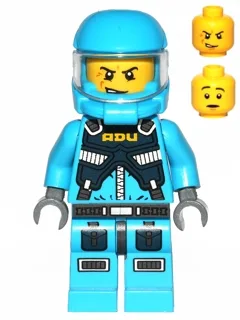 Alien Defense Unit Soldat 2 – Dunkelblaue Hüften