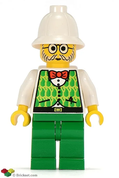 Dr. Kilroy / Dr. Charles Lightning – Grüne und limettengrüne Weste, grüne Beine, weißer Tropenhelm