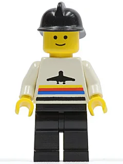 Flughafen - Klassisch, Schwarze Beine, Schwarzer Feuerwehrhelm