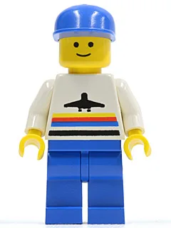 Aéroport - Classique, Jambes bleues, Casquette bleue