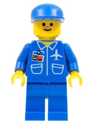 Luchthaven - Blauw, blauwe benen, blauwe pet