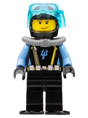 Aquaraider Diver 1 mit schwarzen Flossen
