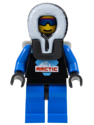 Arctic - Schwarz, Rucksack mit schwarzer Kapuze
