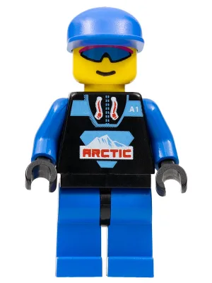 Arctic - Schwarz, Blaue Kappe