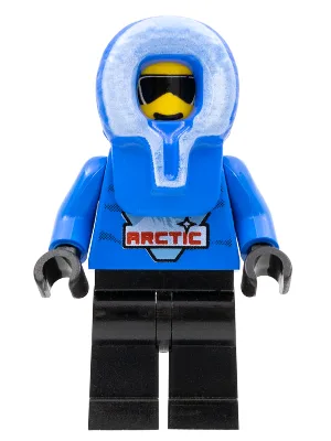 Arctisch - Blauw, blauwe kap, zwarte poten