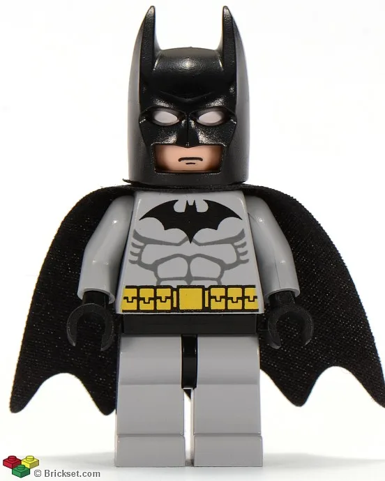 Batman - Lichtblauwgrijs pak, zwart masker