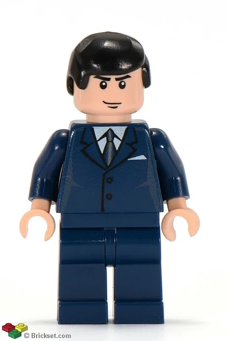 Bruce Wayne - Costume bleu foncé