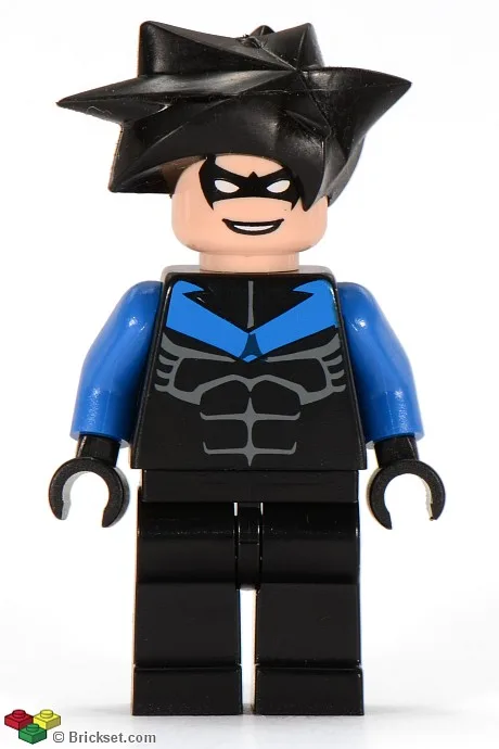 Nightwing – Symbol für blaue Arme und Brust