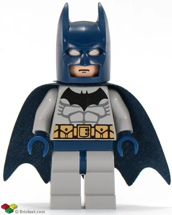 Batman – Hellblaugrauer Anzug, dunkelblaue Maske
