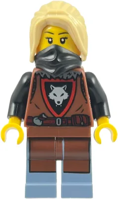Wolfpack – Weiblich, hellbraunes Fell, schwarzes Halstuch