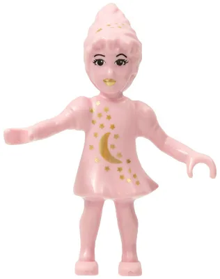 Fée Belville (Millimy) - Rose à motif lune (4129899)