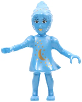 Belville Fairy (Millimy) - Mittelblau mit Mondmuster (4129898)