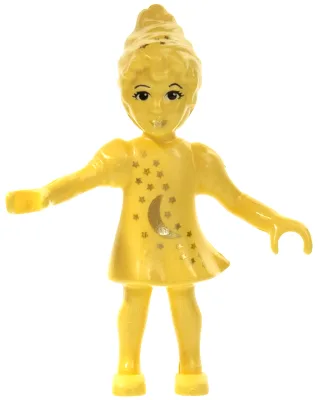 Belville Fairy (Millimy) - Lichtgeel met maanpatroon (4128624)