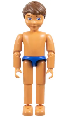 Belville Junge, Kind - Blauer Badeanzug, Braunes Haar (4111836)