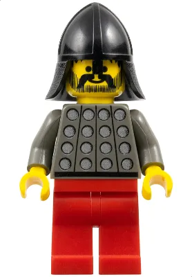 Fright Knights - Knight 3, Red Legs, Black Neck-Protector