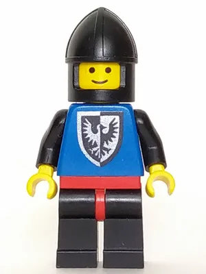 Zwarte Valk - Zwarte poten met rode heupen, zwarte kinbeschermer