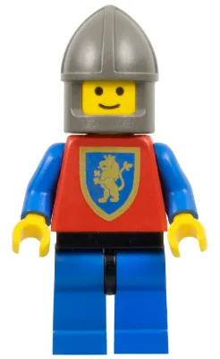 Kruisvaardersleeuw - Blauwe poten met zwarte heupen, donkergrijze kinbeschermer