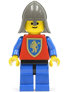 Kruisvaardersleeuw - Blauwe poten met zwarte heupen, donkergrijze nekbeschermer