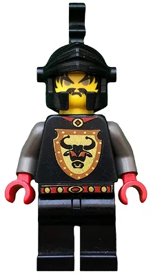 Knights Kingdom I - Cédric le Taureau (Chef des brigands), Casque du Dragon Noir