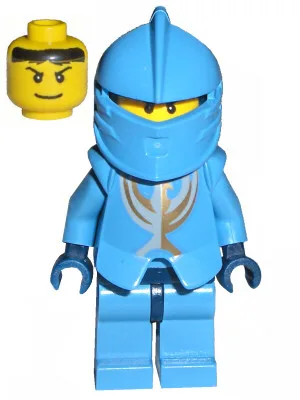 Knights Kingdom II - Jayko effen torso, pantser met goudkleurig patroon, donkerblauwe heupen