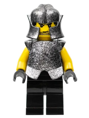 Knights Kingdom II - Schurkenritter 6 (Schwarze Beine, Gesprenkelter Brustpanzer, Gesprenkelter Wangenschutzhelm)
