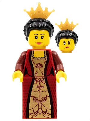 Koninkrijken - Koningin met zwart haar