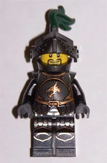 Kingdoms – Drachenritterrüstung mit Kette, Helm mit Visier, Bart