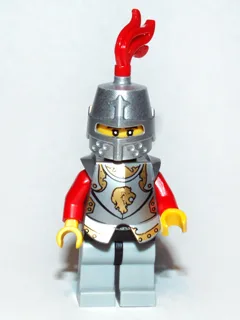 Koninkrijken - Leeuwenridderharnas, gesloten helm, wenkbrauwen en sikje (schaakloper)