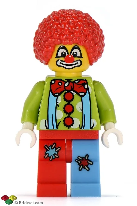 Zirkusclown, Serie 1 (Nur Minifigur, ohne Ständer und Zubehör)