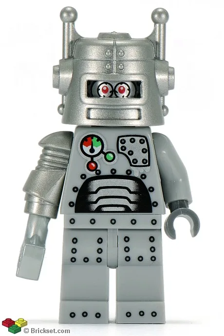 Roboter, Serie 1 (Nur Minifigur, ohne Ständer und Zubehör)