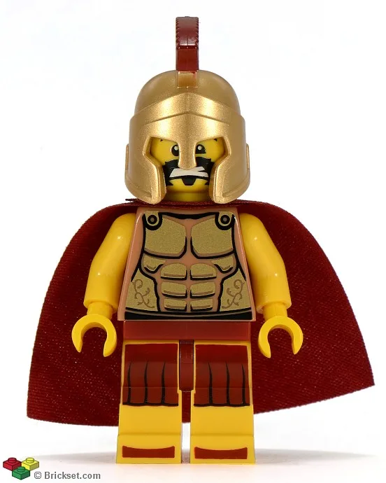 Spartanischer Krieger, Serie 2 (Nur Minifigur, ohne Ständer und Zubehör)