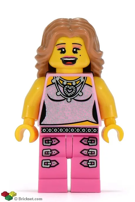 Popstar, Serie 2 (Nur Minifigur, ohne Ständer und Zubehör)