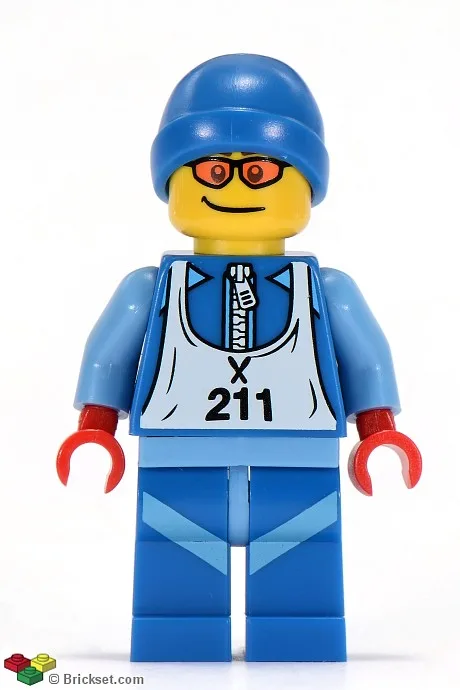 Skifahrer, Serie 2 (Nur Minifigur, ohne Ständer und Zubehör)