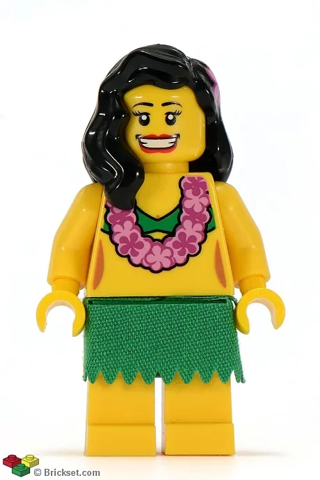 Hula Dancer, Series 3 (Minifigure Only without Stand and Accessories)