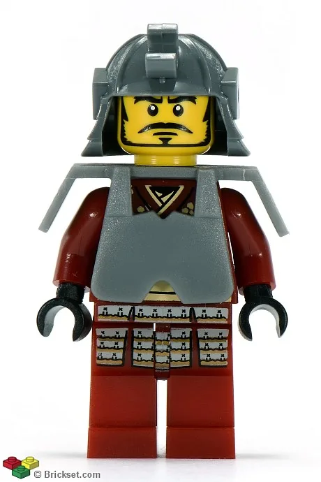 Guerrier samouraï, série 3 (figurine seule, sans support ni accessoires)