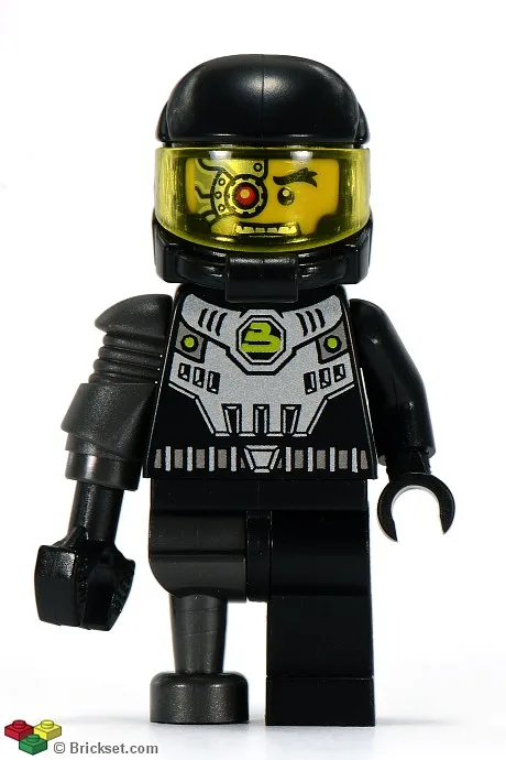 Méchant de l'espace, série 3 (Minifigurine uniquement, sans support ni accessoires)