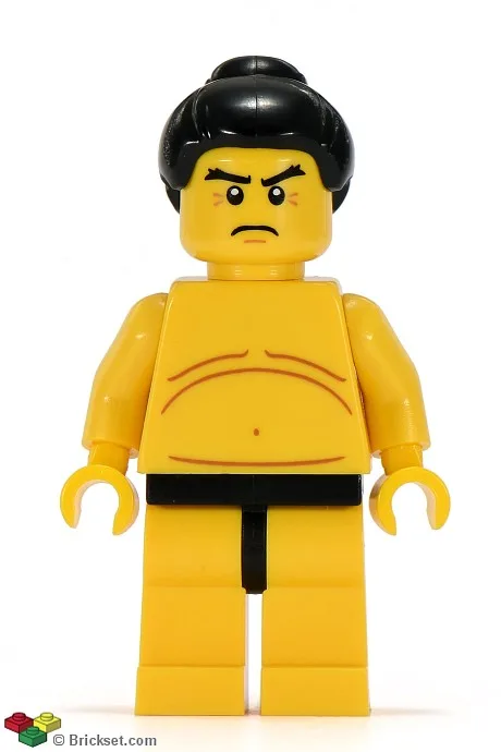 Lutteur de sumo, série 3 (Minifigurine uniquement, sans support ni accessoires)