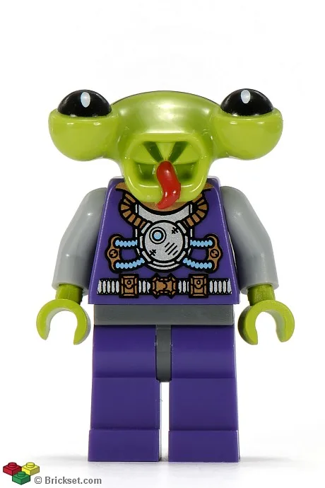 Extraterrestre de l'espace, série 3 (Minifigurine uniquement, sans support ni accessoires)