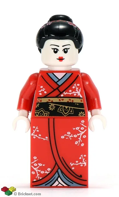 Kimono-Mädchen, Serie 4 (Nur Minifigur, ohne Ständer und Zubehör)