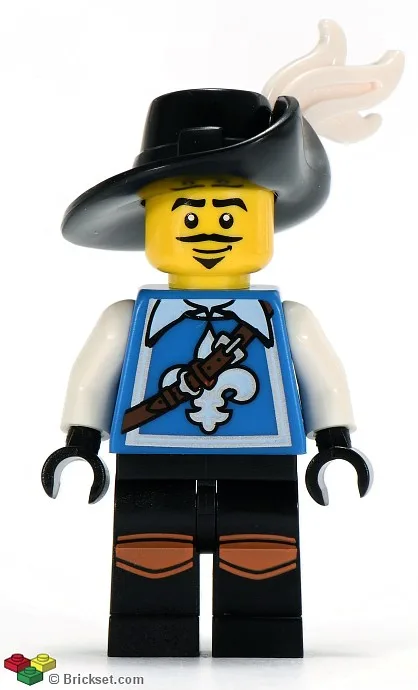 Musketier, Serie 4 (Nur Minifigur, ohne Ständer und Zubehör)