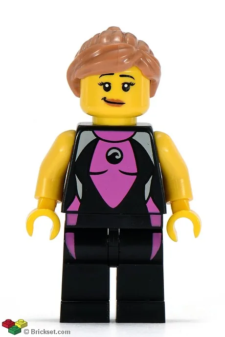 Surfer Girl, Series 4 (Minifigure Only without Stand and Accessories)
