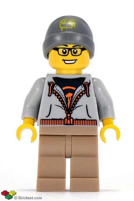 Street Skater, Serie 4 (Nur Minifigur, ohne Ständer und Zubehör)