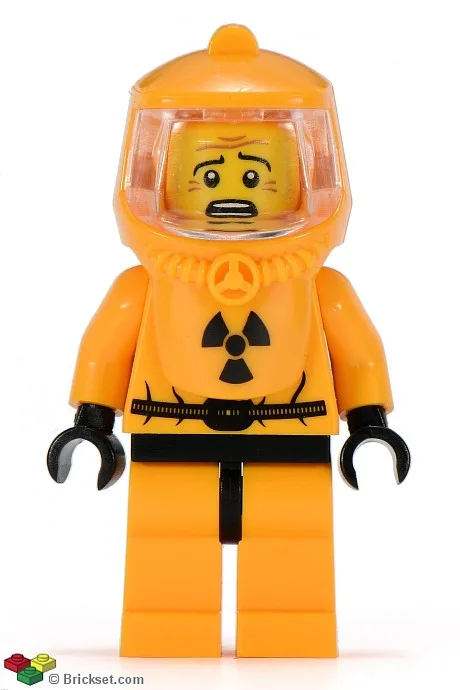Hazmat Guy, Serie 4 (Nur Minifigur, ohne Ständer und Zubehör)