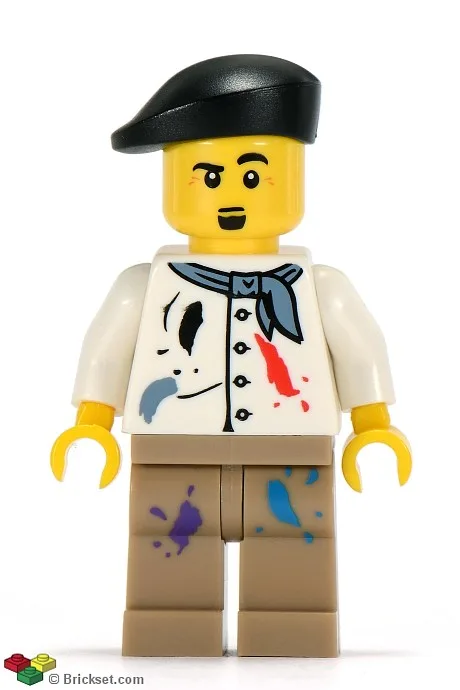 Künstler, Serie 4 (Nur Minifigur, ohne Ständer und Zubehör)